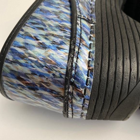 Dansko Womens‎ LT Pro Blue Waves Clogs Size 39 EU 8.5-9 US - Picture 8 of 10